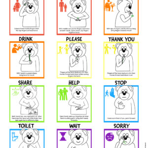 FREE Downloadable 12 Helpful Signs Poster - Home