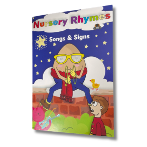 Nursery Rhymes Book with Key Word Sign Auslan - Includes Access to Video Tutorials and Songs
