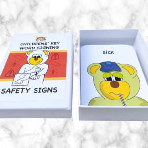 auslan key word sign - safety signs