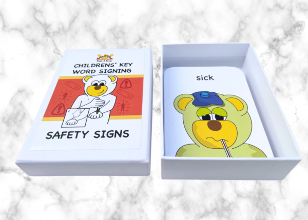auslan key word sign - safety signs
