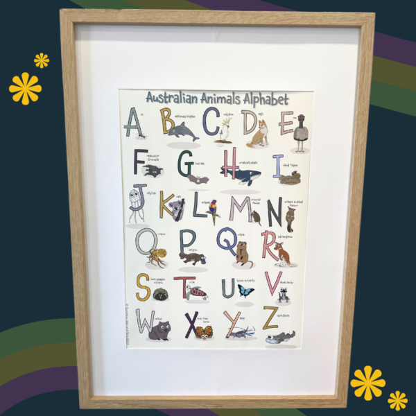 Australian Animal Alphabet Poster