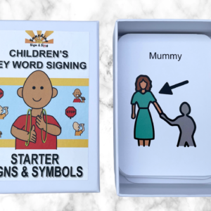 auslan key word sign - first signs flashcards