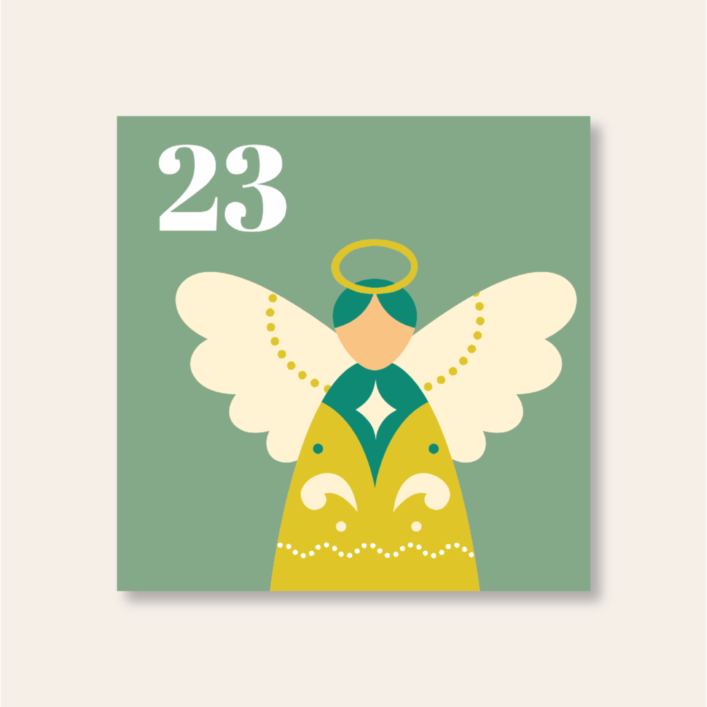 key word sign- sign for angel - christmas advent calendar - auslan
