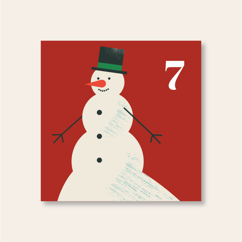 christmas advent calendar - key word sign - sign for snowman - auslan