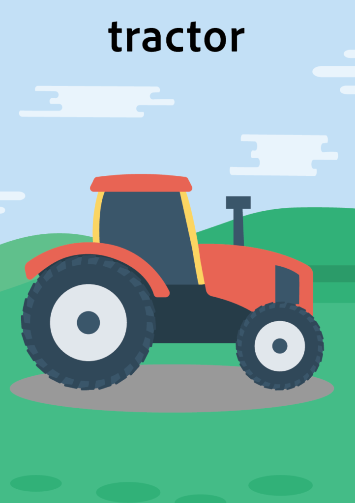 key word sign - sign for tractor - auslan