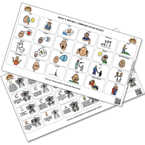Downloadable - 'What's Wrong' Communication Boards - AAC - Children's Key Word Sign - with access to video tutorials