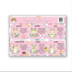 DOWNLOADABLE FREE Easter Key Word Sign Poster